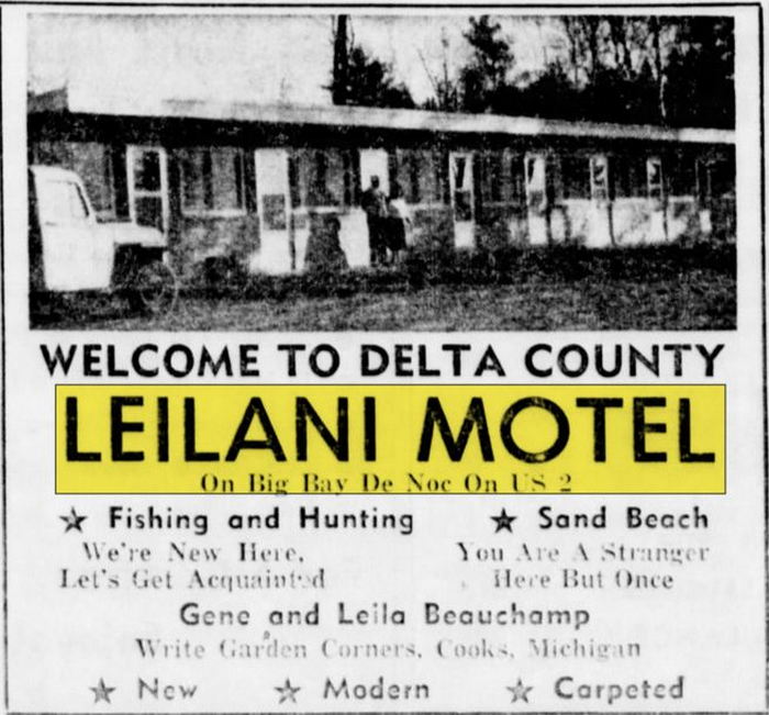 Big Bay Get-Away (Lielani Motel) - May 1962 Ad
